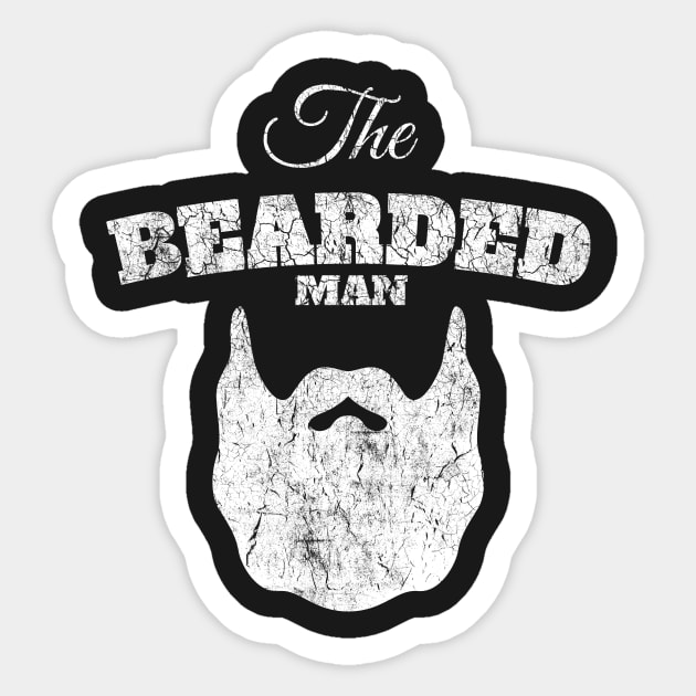 The Beard Man Sticker by vladocar